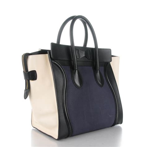 CELINE Velluto Calfskin Mini Tri